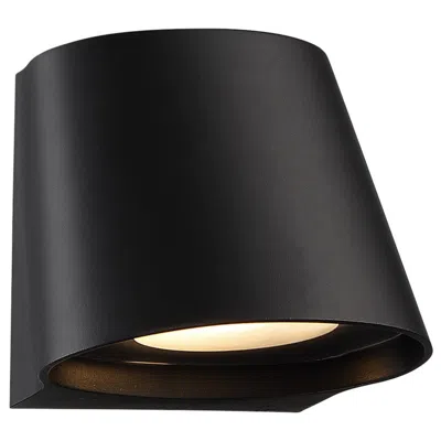Wac Mod 5 1/4"h X 6"w 1-light Outdoor Wall Light In Black