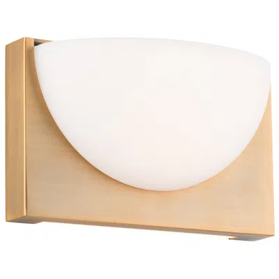 Wac Mylie 6" High Aged Brass Led Wall Sconce