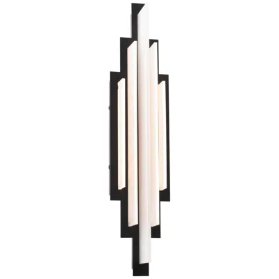 Wac Nouveau 22.75"h X 22.75"w 5-light Wall Sconce In Black