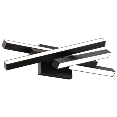 Wac Parallax 7"h X 20"w 20-light Linear Bath Bar With 3000k Led In Bl