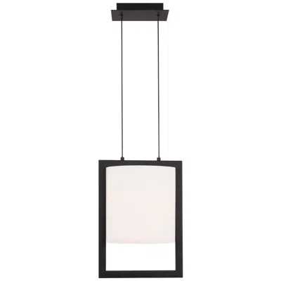 Wac Park Avenue 12.38"h X 9"w 1-light Pendant In Black
