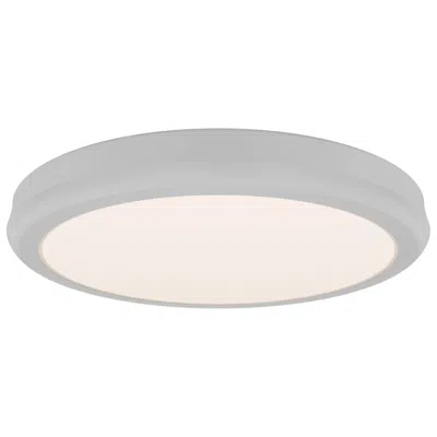 Wac Parthenon 1.13"h X 10"w 1-light Flush Mount In White