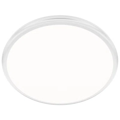 Wac Parthenon 1.13"h X 15"w 1-light Flush Mount In White