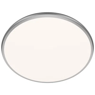 Wac Parthenon 1.13"h X 22"w 1-light Flush Mount In Brushed Nickel