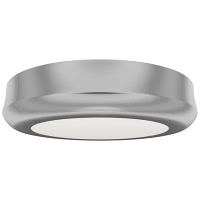 Wac Parthenon 1.13"h X 5"w 1-light Flush Mount In Brushed Nickel