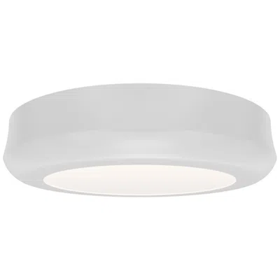 Wac Parthenon 1.13"h X 5"w 1-light Flush Mount In White