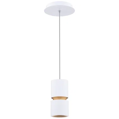 Wac Pedistal 6.38"h X 3.25"w 1-light Mini-pendant In White
