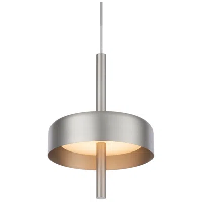 Wac Pierce 10.13"h X 7"w 1-light Mini Pendant In Brushed Nickel