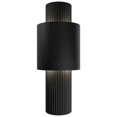 Wac Piston 14"h X 6"w 1-light Outdoor Wall Light In Black