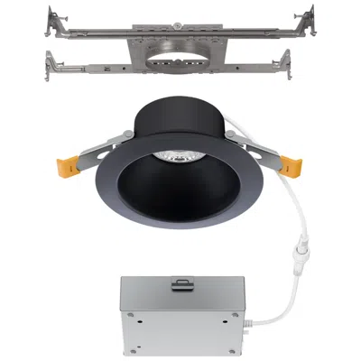 Wac Pop-in 2.38"h X 14.5"w 1-light 4" Led Kit In Black