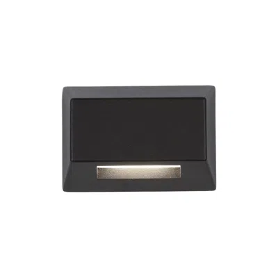 Wac Rectangle 3 1/2" Wide Bronze Aluminum Led Deck Light