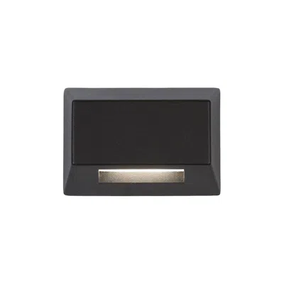 Wac Rectangle 3 1/2" Wide Bronze Brass Led Deck Light