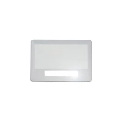 Wac Rectangle 3 1/2" Wide White Led Deck Light
