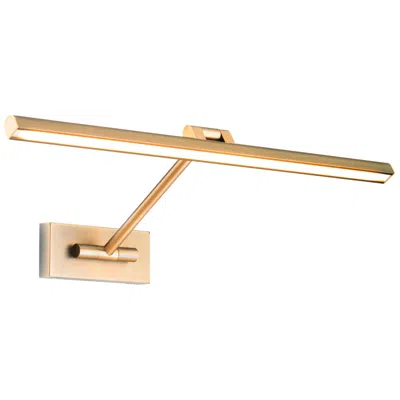 Wac Reed 3"h X 24.5"w 1-light Picture Light In Aged Brass