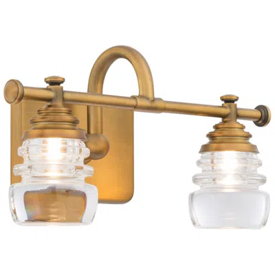 Wac Rondelle Led 2-light Bath Bar