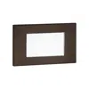 Wac Saavy 5" Wide Bronze Metal Rectangular Led Step Light