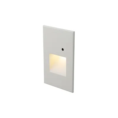 Wac Savi 3" Wide White Led Step Light With Photocell