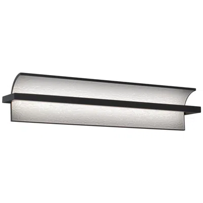 Wac Shard 4.88"h X 24.25"w 1-light Bath Vanity & Wall Light In Black