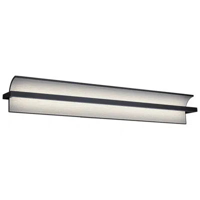 Wac Shard 4.88"h X 34.25"w 1-light Bath Vanity & Wall Light In Black