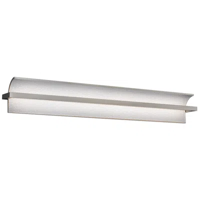 Wac Shard 4.88"h X 34.25"w 1-light Bath Vanity & Wall Light In Brushed Nickel