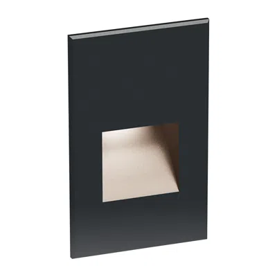 Wac Siggon 3" Wide Black Vertical Led Landscape Step Light