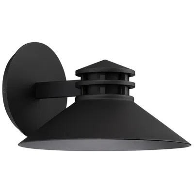 Wac Sodor 7" High Black Led Outdoor Wall Light