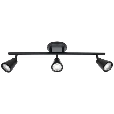 Wac Solo 24" Wide 3-light Black Led Track Light Ceiling Fixture