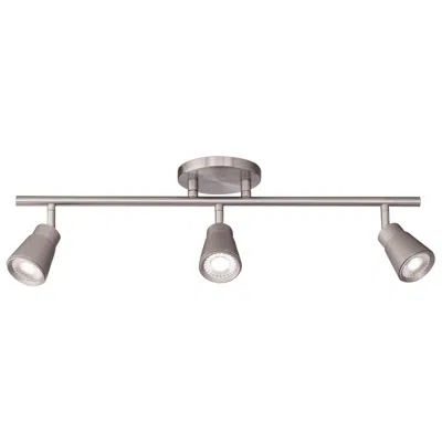 Wac Solo 3-light Brushed Nickel Led Track Fixture