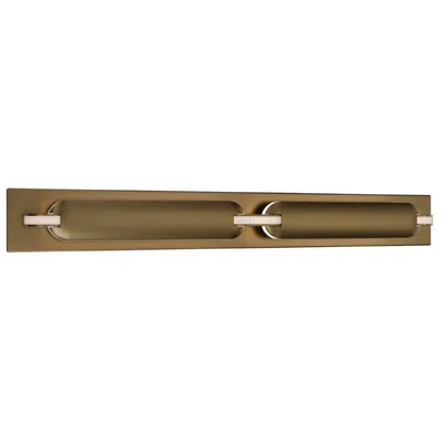 Wac Spectacle 3"h X 24"w 1-light Bath Vanity & Wall Light In Aged