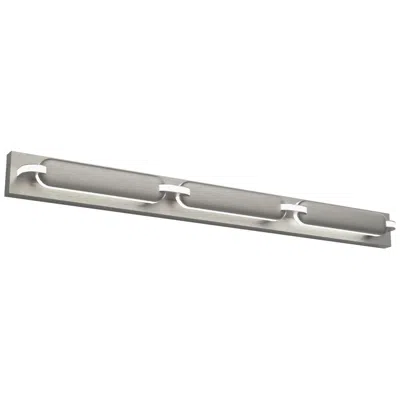 Wac Spectacle 3"h X 34.38"w 1-light Bath Vanity & Wall Light In Brushed Nickel