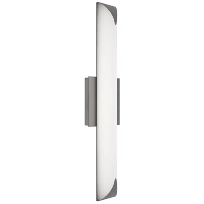 Wac Straitaway 2.75"h X 24"w 1-light Bath Vanity & Wall Light In Brushed Nickel