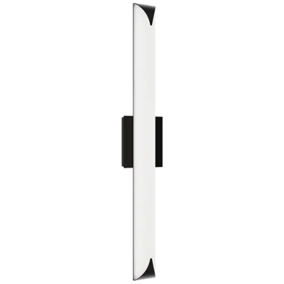 Wac Straitaway 2.75"h X 32"w 1-light Bath Vanity & Wall Light In Black
