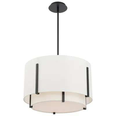 Wac Strum 12.63"h X 19.63"w 1-light Pendant In Black