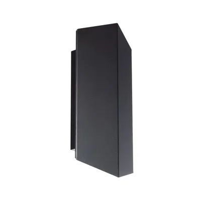 Wac Summit 14"h X 7.13"w 2-light Outdoor Wall Light In Black
