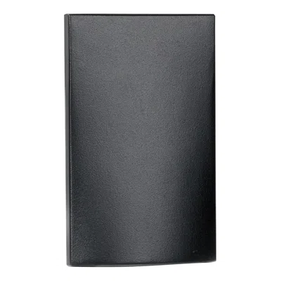 Wac Tach 3 1/4" Wide Black Metal Rectangular Led Step Light