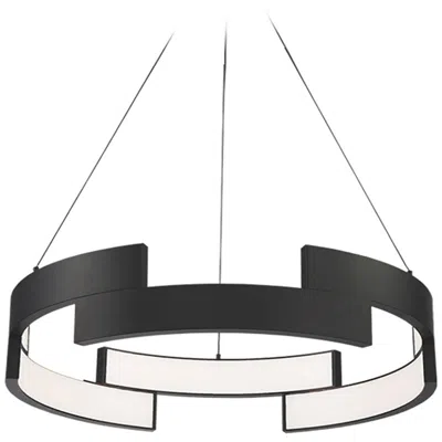 Wac Trap 38" Wide Black Led Pendant