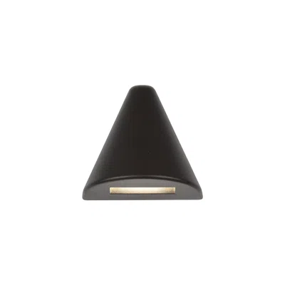 Wac Triangle 3 1/2" Wide Bronze Aluminum Led Deck Light