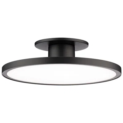 Wac Twist-n-lite 2.88"h X 11"w 1-light Semi-flush Mount In Black