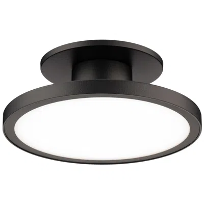 Wac Twist-n-lite 2.88"h X 8"w 1-light Semi-flush Mount In Black
