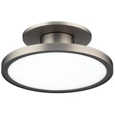 Wac Twist-n-lite 2.88"h X 8"w 1-light Semi-flush Mount In Brushed Nickel