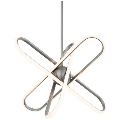 Wac Valerius 23 1/2" Wide Brushed Nickel Led Pendant Light