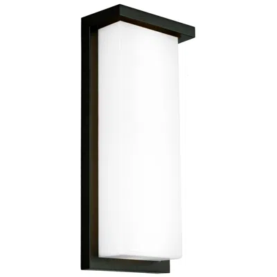 Wac Vega 14"h X 6"w 1-light Outdoor Wall Light In Black