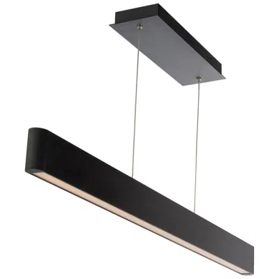 Wac Volo 44 1/2" Wide Brushed Black Led Linear Pendant