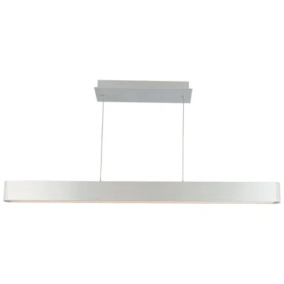 Wac Volo 44 1/2"w Brushed Aluminum Led Linear Pendant Light