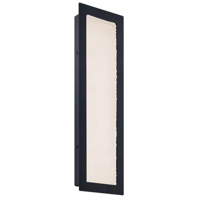 Wac Wavelet 20"h X 6"w 1-light Outdoor Wall Light In Black