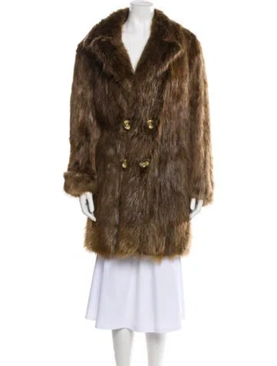 Pre-owned Wachtenheim Furs Mink Fur Jacket In Brown