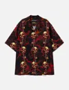 Wacko Maria 56 Tattoo Studio / Hawaiian Shirt Short Sleeve In Brown