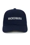 Wacko Maria 6 Panel Cap In Blue