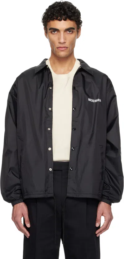 Wacko Maria Black Coach Jacket