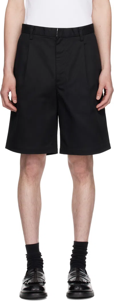 Wacko Maria Black Dickies Edition Pleated Shorts